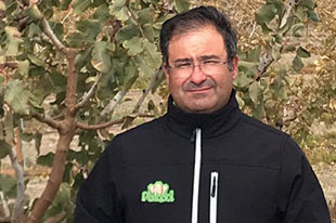 Organic pistachio producer Gumersindo Sanchez Bretones