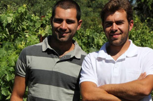 Organic wine producers Pedro Cano and José Acosta