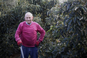 Camilo, een arbeider op de boerderij van Jesús Villena