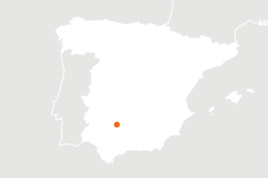 Carte de localisation de l'Espagne pour le producteur biologiques Cooperativa Olivovivo