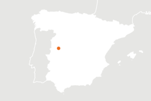 Location map of Spain for organic producer Paco Aceras