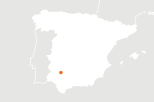 Mapa de ubicación de España del productor ecológico Tierra Savia