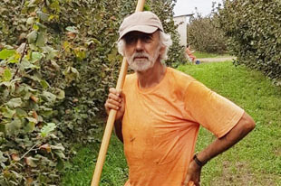 Organic farmer Miquel Angel of Naturselva