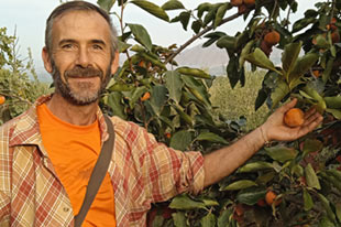 Le producteur biologique Manuel Jimenez