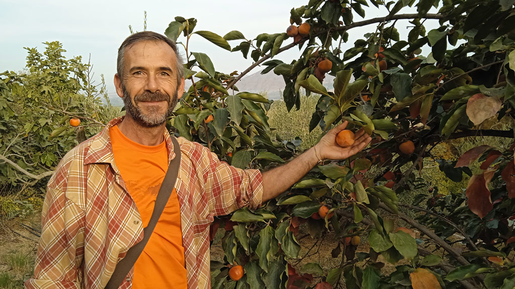 Organic producer Manuel Jiménez