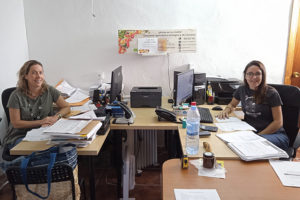 Workers in the office at Guadalhorce