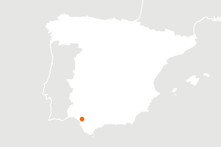 Mapa de ubicación del productor de arroz ecológico José Daniel Carbonell